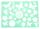 TSI Zeichenschablone 26x18cm MIX 4 Mot. sort.