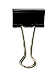 TSI Foldback-Clips 19mm 12 St.schwarz