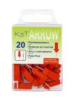 TSI Pinnwandnadeln 20 Rote Markierpfeile Holz