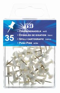 TSI Pinnwandnadeln, weiss, 35 St.