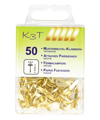 TSI Musterbeutel-Klammern 50 St.