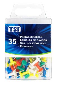 TSI K3T Pinnwandnadeln farbig 35er Hängedose