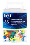 TSI K3T Pinnwandnadeln farbig 35er Hängedose