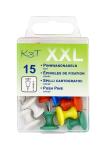 TSI Pinnwandnadeln XXL farbig 15er Dose