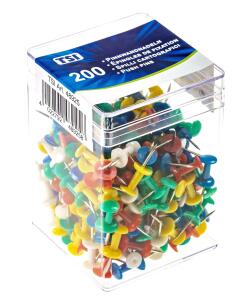 TSI Pinnwandnadeln farbig sort 200 St.