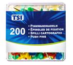 TSI Pinnwandnadeln farbig sort 200 St.