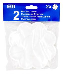 TSI Mischpalette zum Farbenmischen Ø 135 mm, 2 Stück