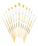 TSI Borstenpinselset Set 13tlg. Naturborstenpinsel