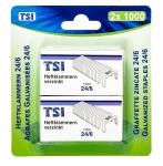 TSI Heftklammern 24/6 verzinkt 2x1000er Blister