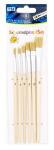 TSI Pinselset 6 Borstenpinsel No.2,4,6,8,10,12