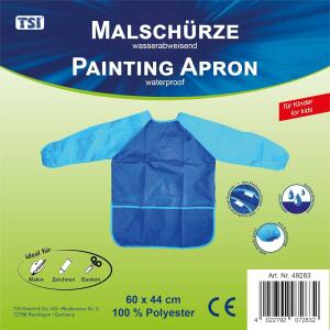 TSI Malschürze f. Kinder 60x44cm (B x H), Farbe blau
