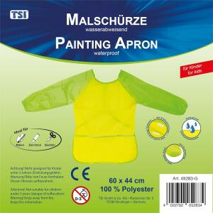 TSI Malschürze f. Kinder 60x44cm (B x H), Farbe gelb