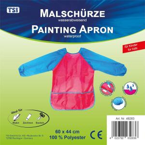 TSI Malschürze f. Kinder 60x44cm (B x H), Farbe pink