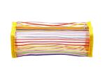 TSI Schlampermäppchen transp. 200x68x68 mm, orange