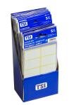 TSI Etiketten, 5 Blatt-Packg, sort.