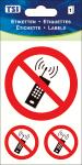 TSI Etiketten Handy verboten 4022792551313