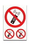 TSI Etiketten Handy verboten