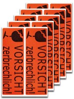 TSI Etiketten VORSICHT zerbrechlich!