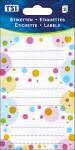 TSI Etiketten bunte Punkte 4022792553317