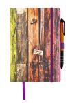 TSI Notizbuch A5 DOTTED mitStreifen Design