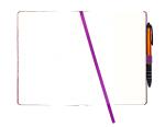 TSI Notizbuch A5 DOTTED mitStreifen Design