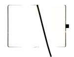 TSI Notizbuch A5 DOTTED mit schwarzem Marmor