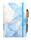 TSI Notizbuch A5 DOTTED mit blauem Marmor Design