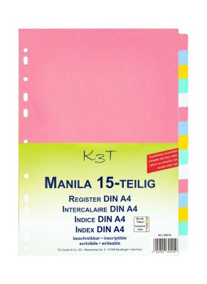 TSI Manila Register mit15 blanko Taben