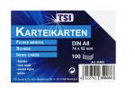TSI Karteikarten A8 blanko 100er Pg. mit Register