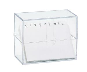 TSI K3T Kartei-Kasten A7 mit Register A-Z