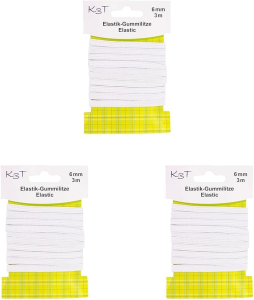 TSI Elastik-Gummilitze, 6MM x 3M auf Karte