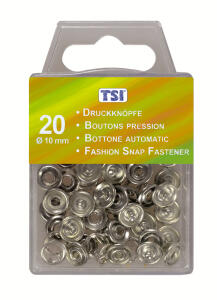 TSI Druckknöpfe 10 mm, 20 St./Box