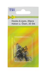 TSI Haken u. Ösen  20 St.