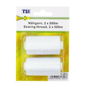 TSI Nähgarn weiß, 2 x 500m 4022792816023