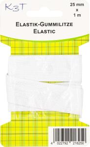 TSI Elastik-Gummilitze, 25 mm x 1m