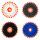 TSI Sternzwirn Polyester, 4x20m bl., we., schw., grau