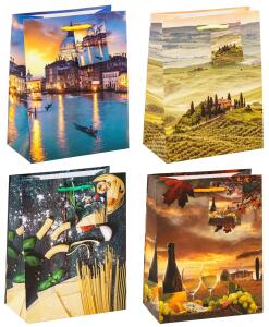 TSI Geschenktüte mittel 23x18x10 cm TOSKANA & VENEDIG