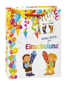 TSI Geschenktüte mittel 23x18x10 cm EINSCHULUNG