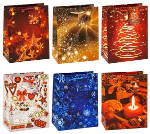 TSI Geschenktüte mittel 23x18x10 cm WN Serie 8
