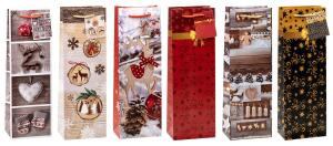 TSI Geschenktüte Flasche 36x12x8 cm WN Serie 9