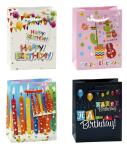 TSI Geschenktüte klein 14x11x6,5 cm GEBURTSTAG Serie 1