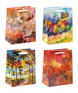 TSI Geschenktüte mittel 23x18x10cm ART ON CANVAS