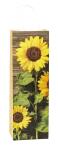 TSI Geschenktüte Flasche 36x12x8 cm SONNENBLUME KP