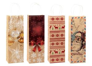 TSI Geschenktüte Flasche 36x12x8 cm WN Serie 4 KP