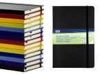 TSI Notizbuch A5 kariert mit Aufstelltasche 148x210mm