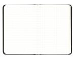 TSI Notizbuch B7 kariert mit Aufstelltasche 93x140 mm