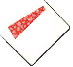 TSI Notizbuch B7 kariert mit Aufstelltasche 93x140 mm