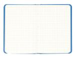 TSI Notizbuch B7 kariert mit Aufstelltasche 93x140 mm