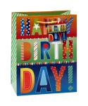 TSI Geschenktüte mittel 23x18x10 cm GEBURTSTAG Serie 1