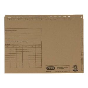 ELBA Einstellmappe A4, aus 230 g/m² Natronkarton (RC), für ca. 80 DIN A4-Blätter, naturbraun